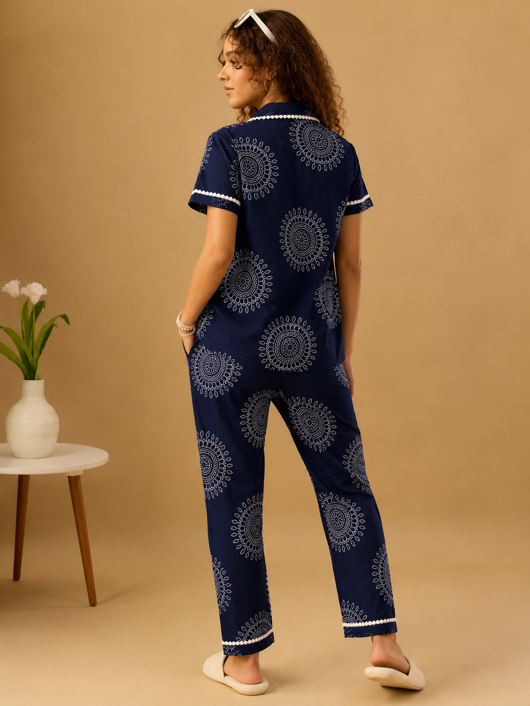 Blue Mandala Pj Set (Women)