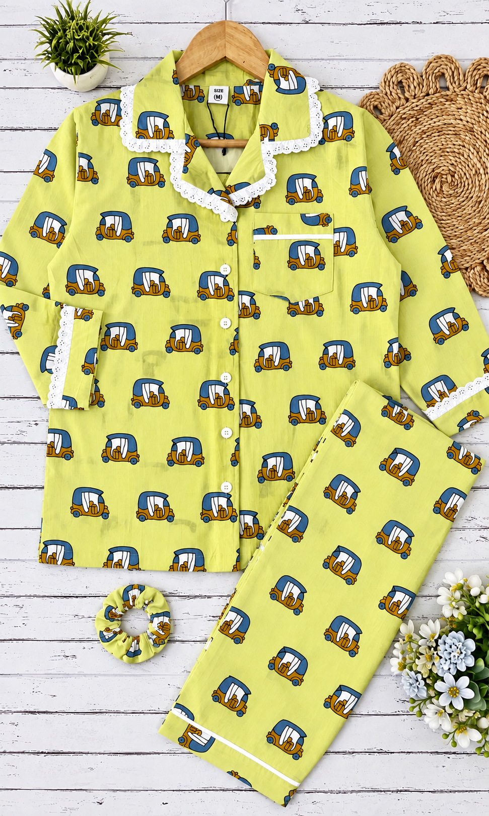 Cute Auto pure cotton Pj Set (Women)