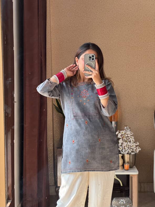 Heer Denim Kurti (Women)