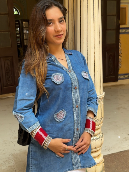 Mastani Denim Kurti (Women)