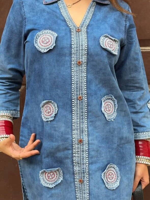 Mastani Denim Kurti (Women)