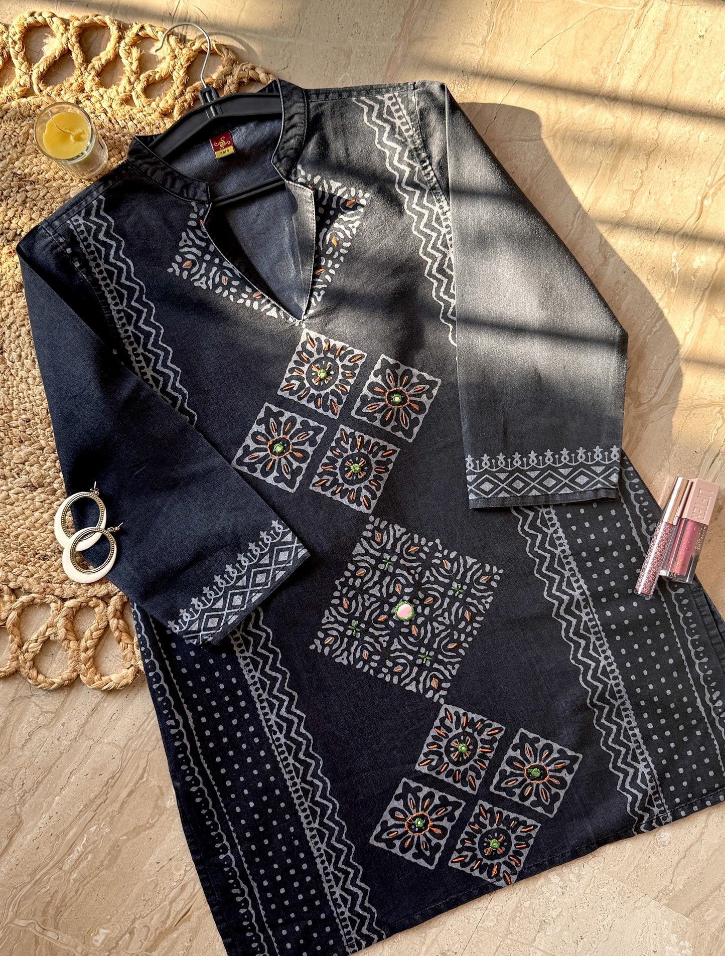 Urban Rust Denim Kurti (Women)