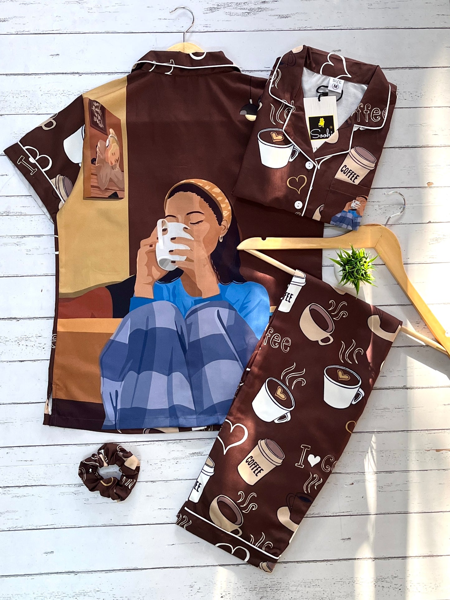 Caffeine Comfort Pj Set (Women)