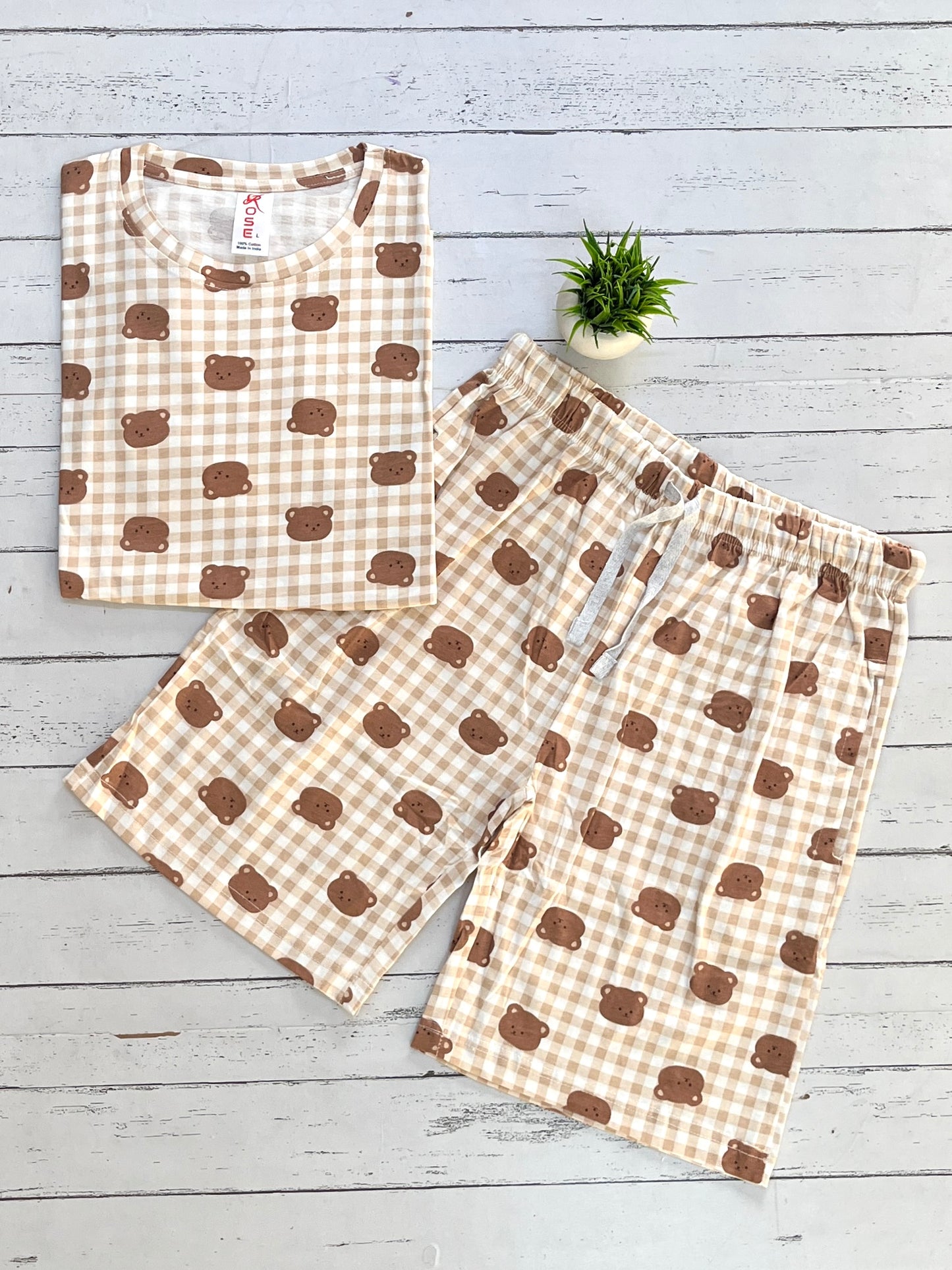 Bear Shorts Set (Women)