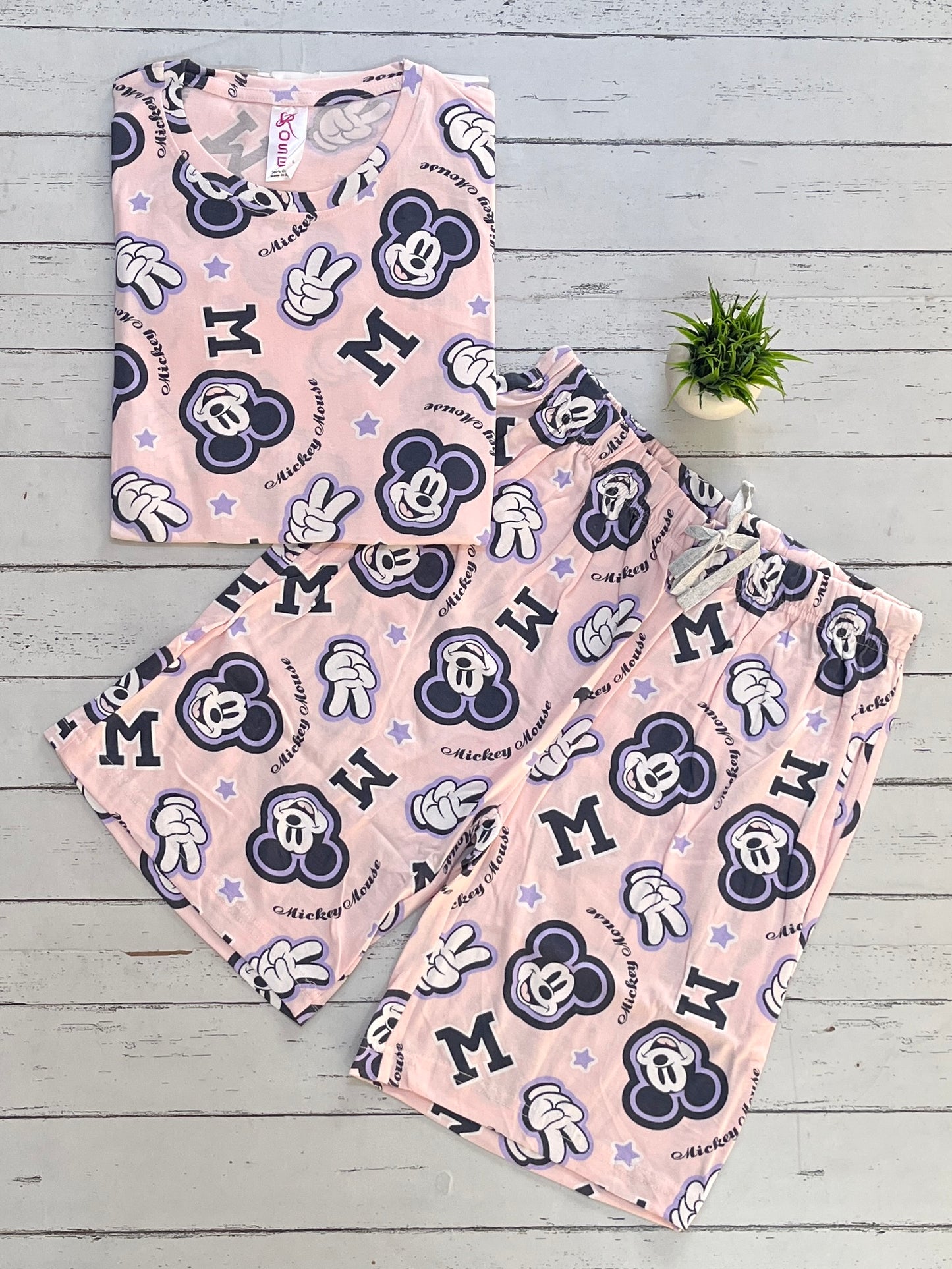 Mickey Shorts Set (Women)