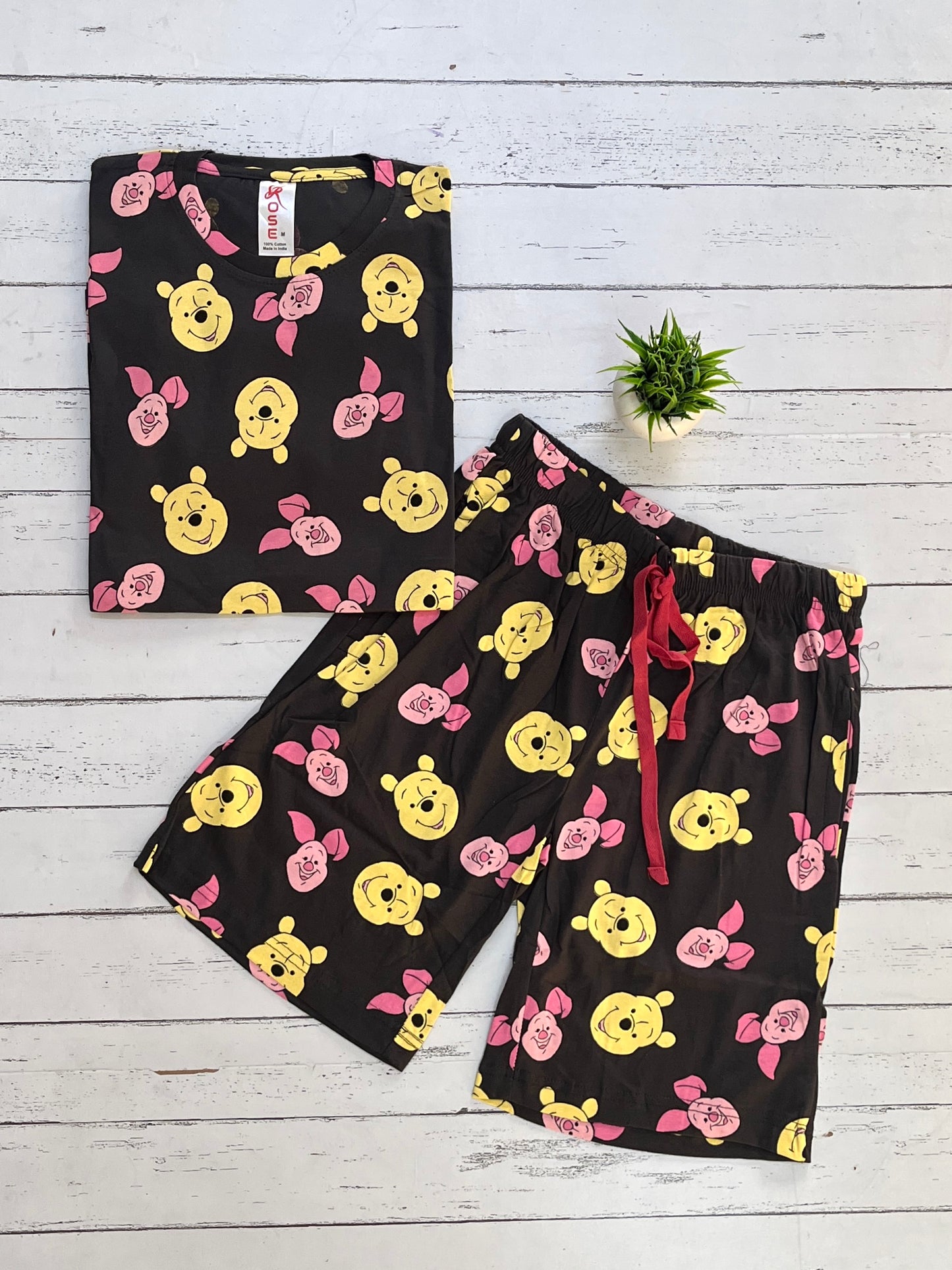 Pooh Shorts Set (Women)