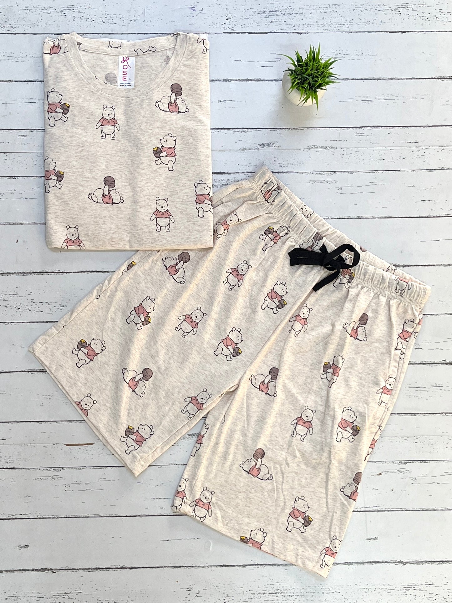 Cute Bear Shorts Set (Women)