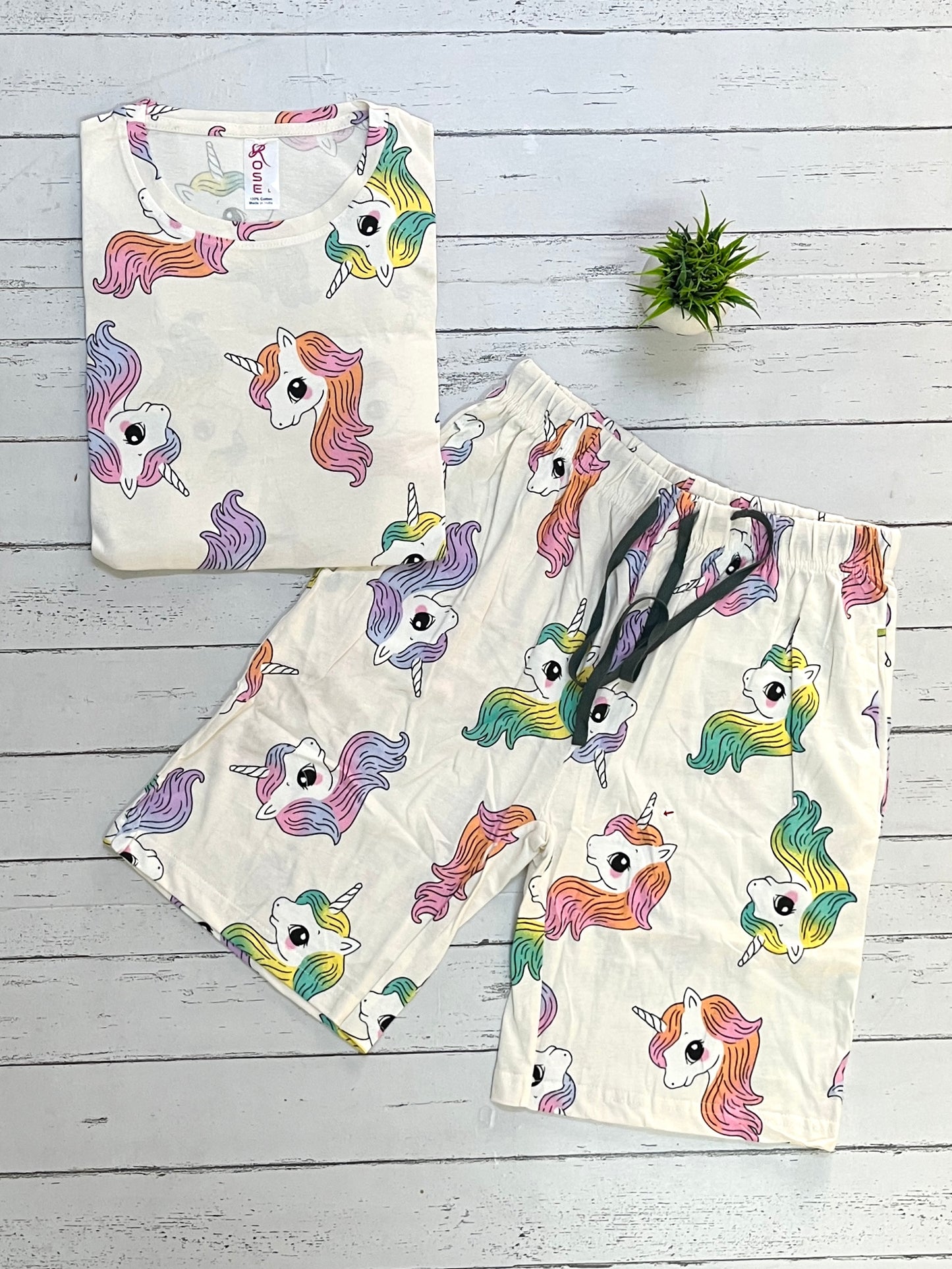 Unicorn Shorts Set (Women)