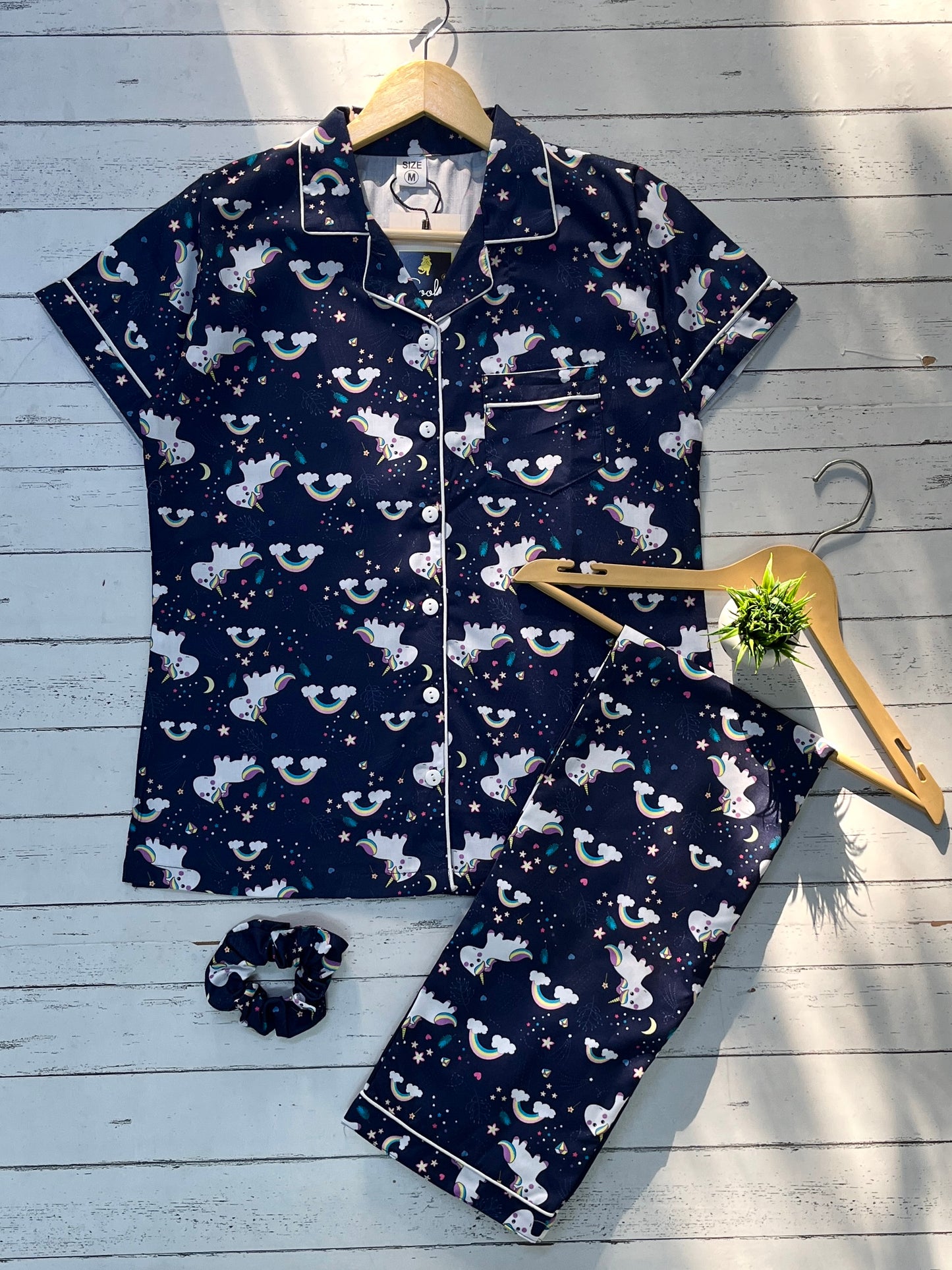 Blue Unicorn PJ Set (Women)