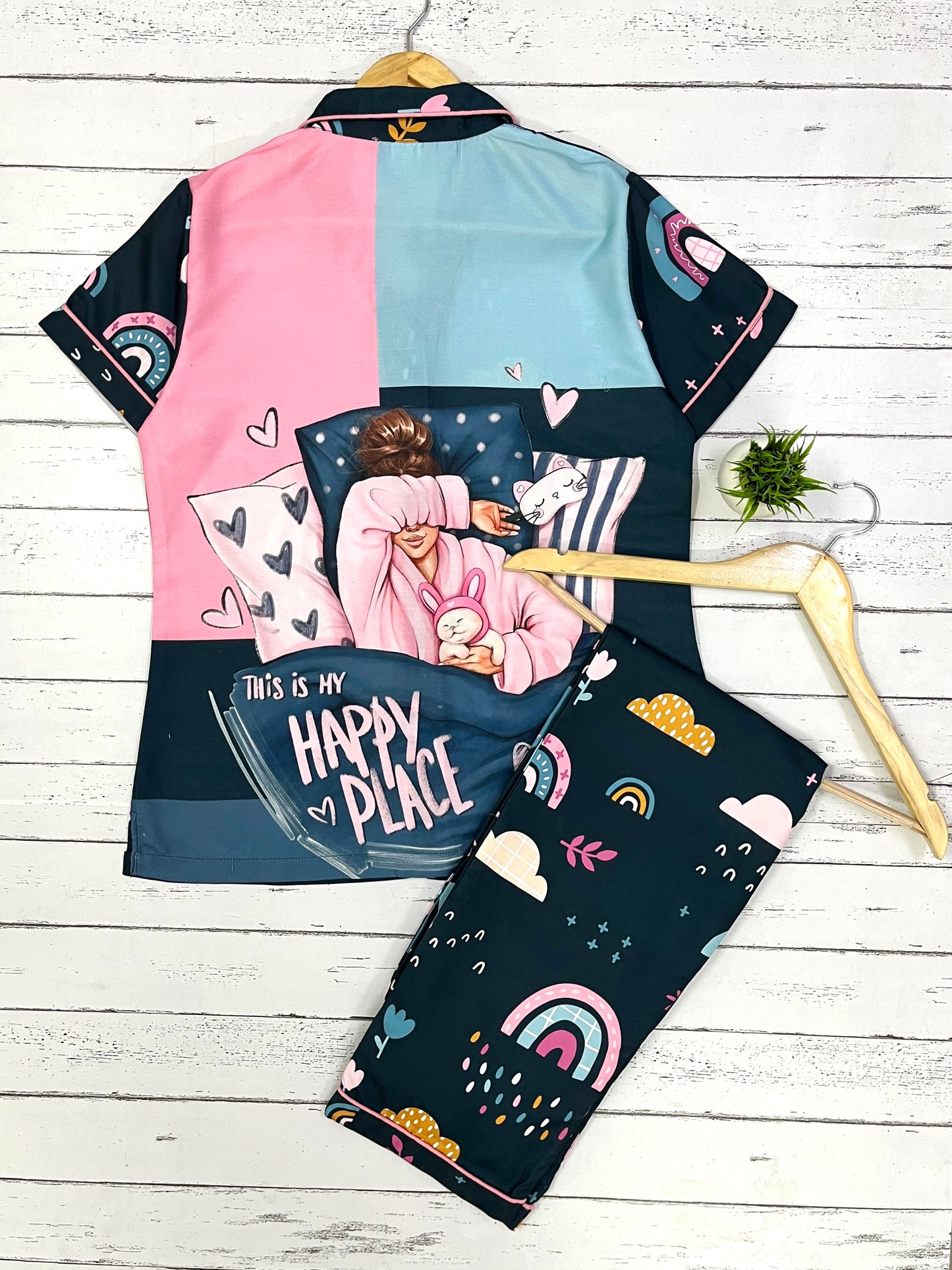 My Happy Place Pure Cotton PJ Set (Women)