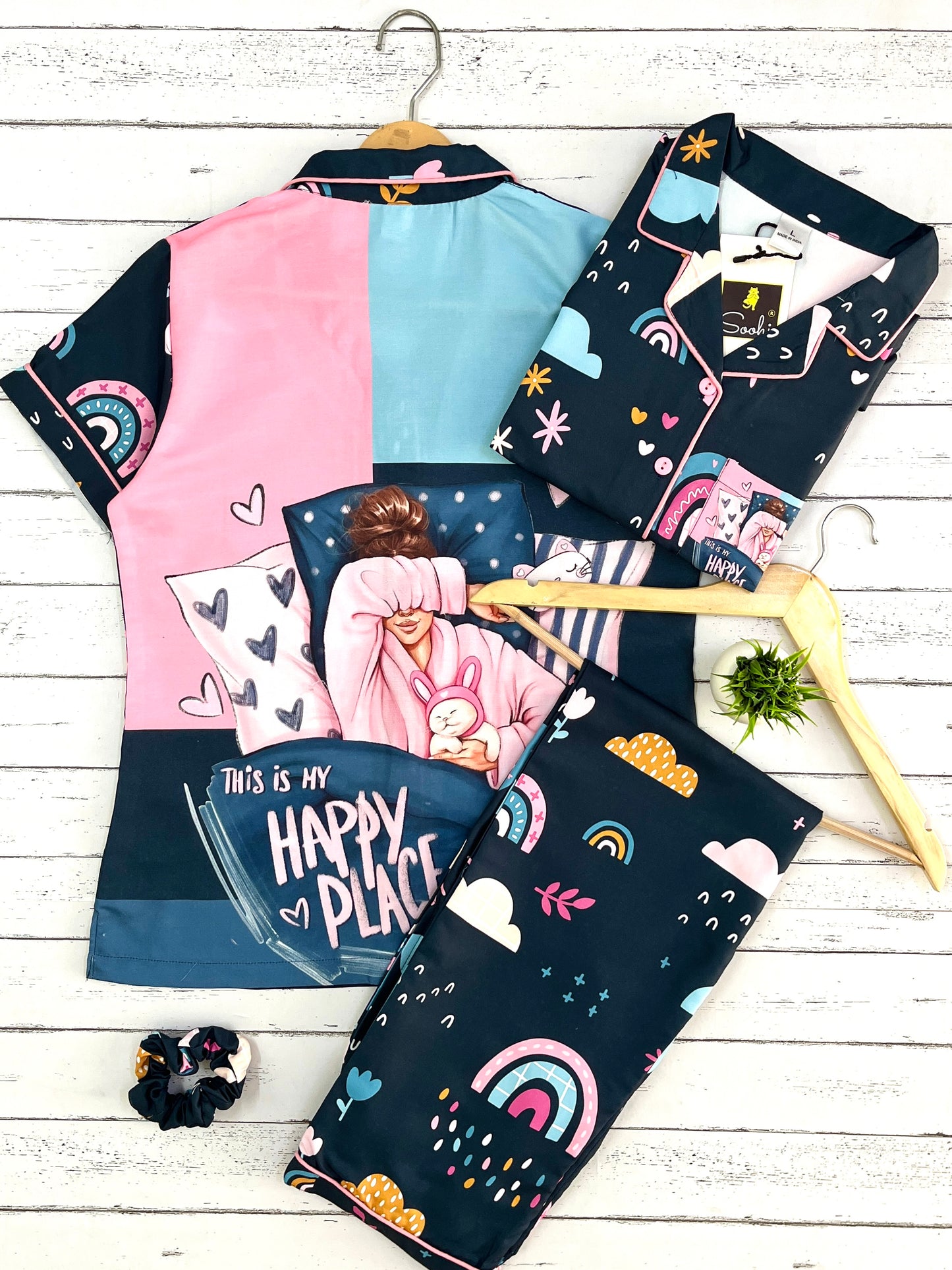 My Happy Place Pure Cotton PJ Set (Women)