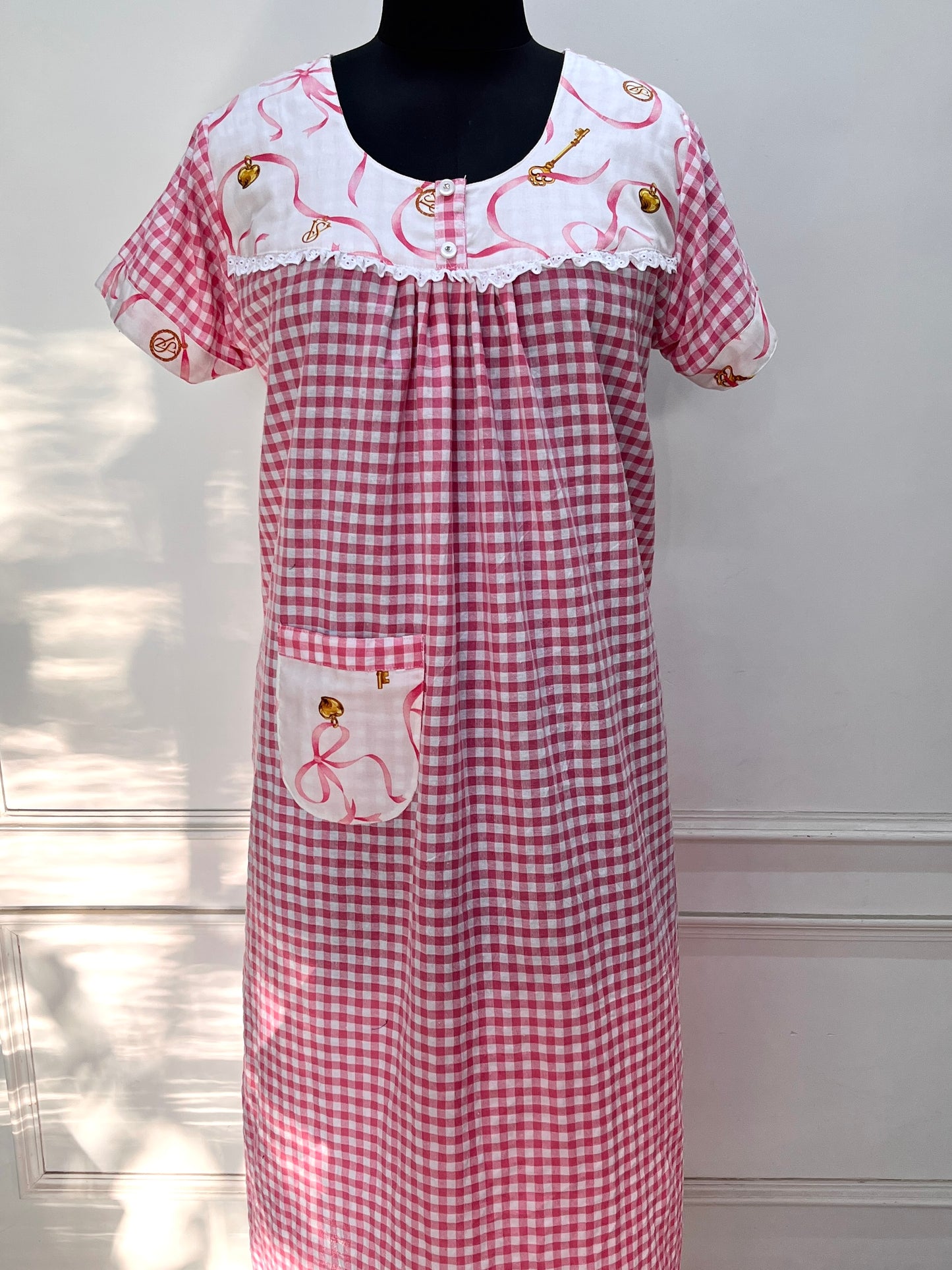 Pink Key Charm Nighty (Women)
