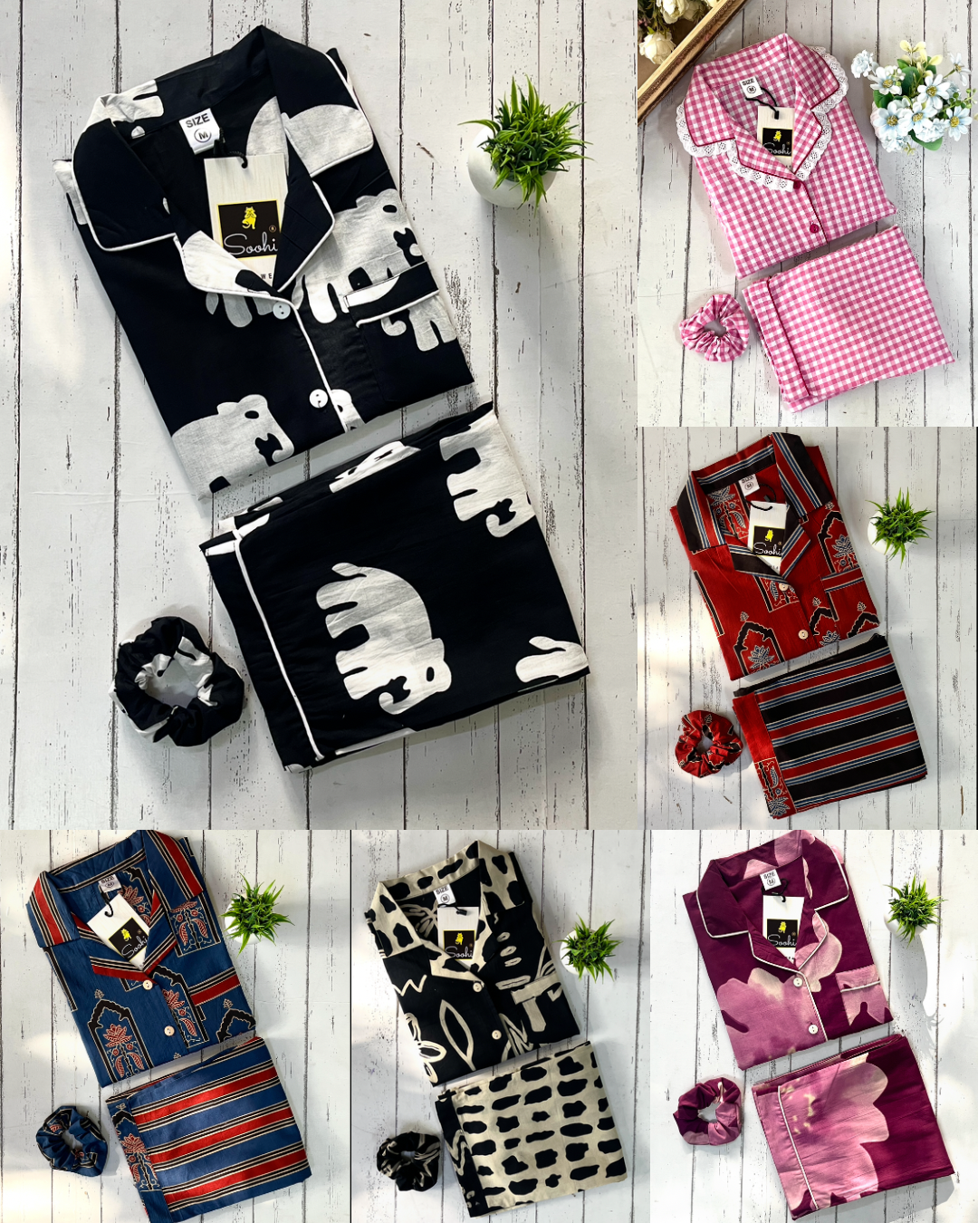Buy Any 2 Pure Cotton Nightwear (Women)