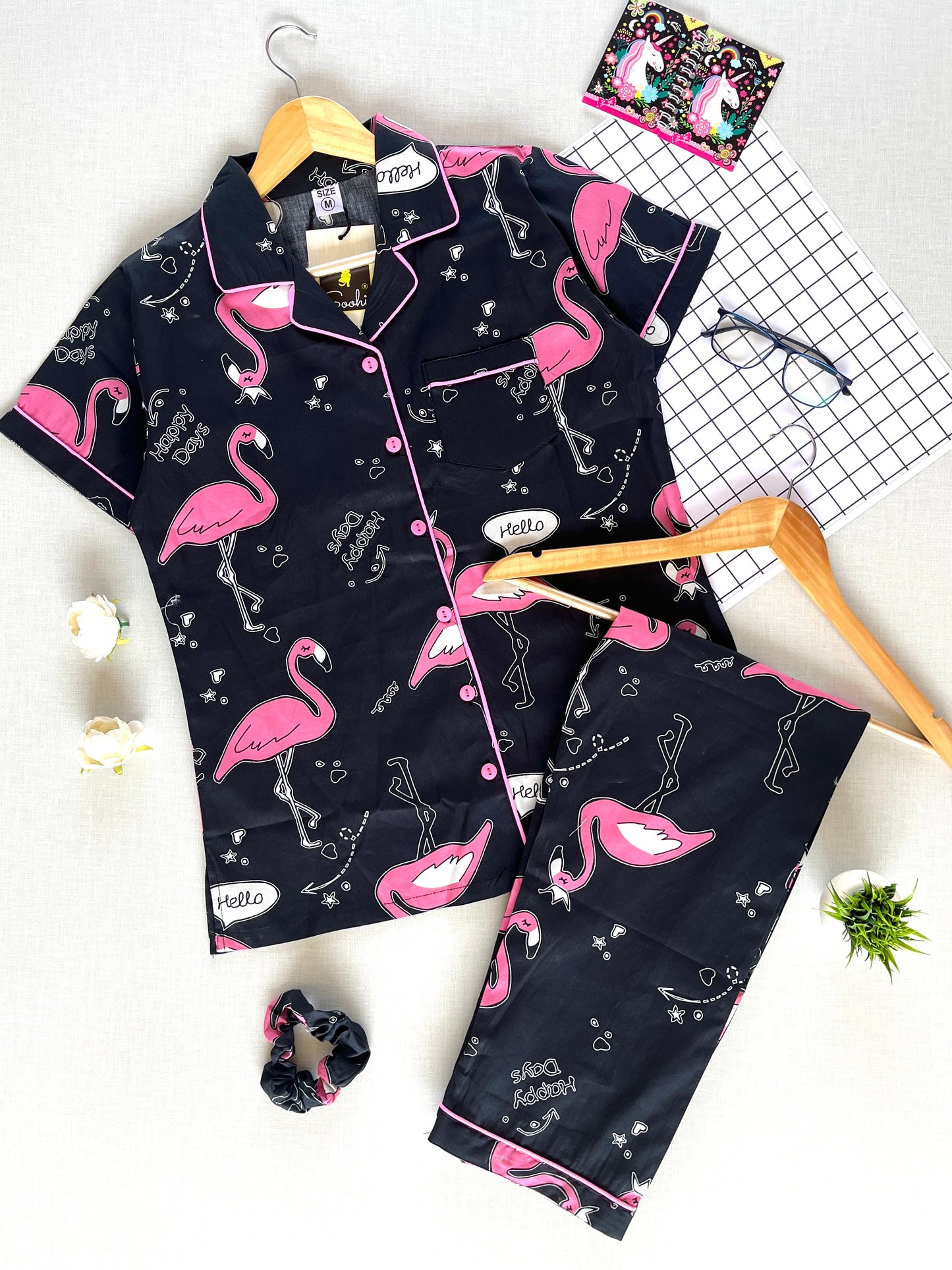 Hello Flamingo! PJ Set (Women)