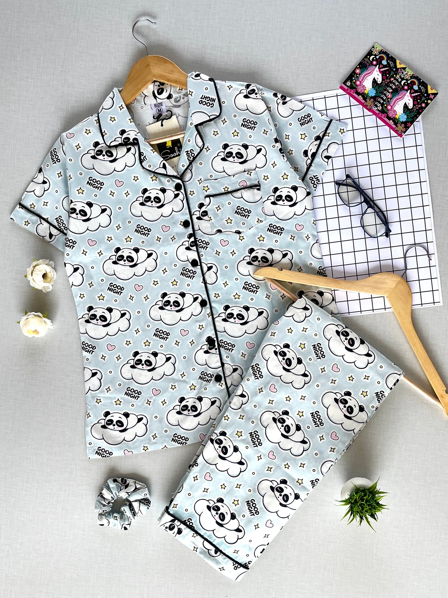 GoodNight Panda PJ Set (Women)