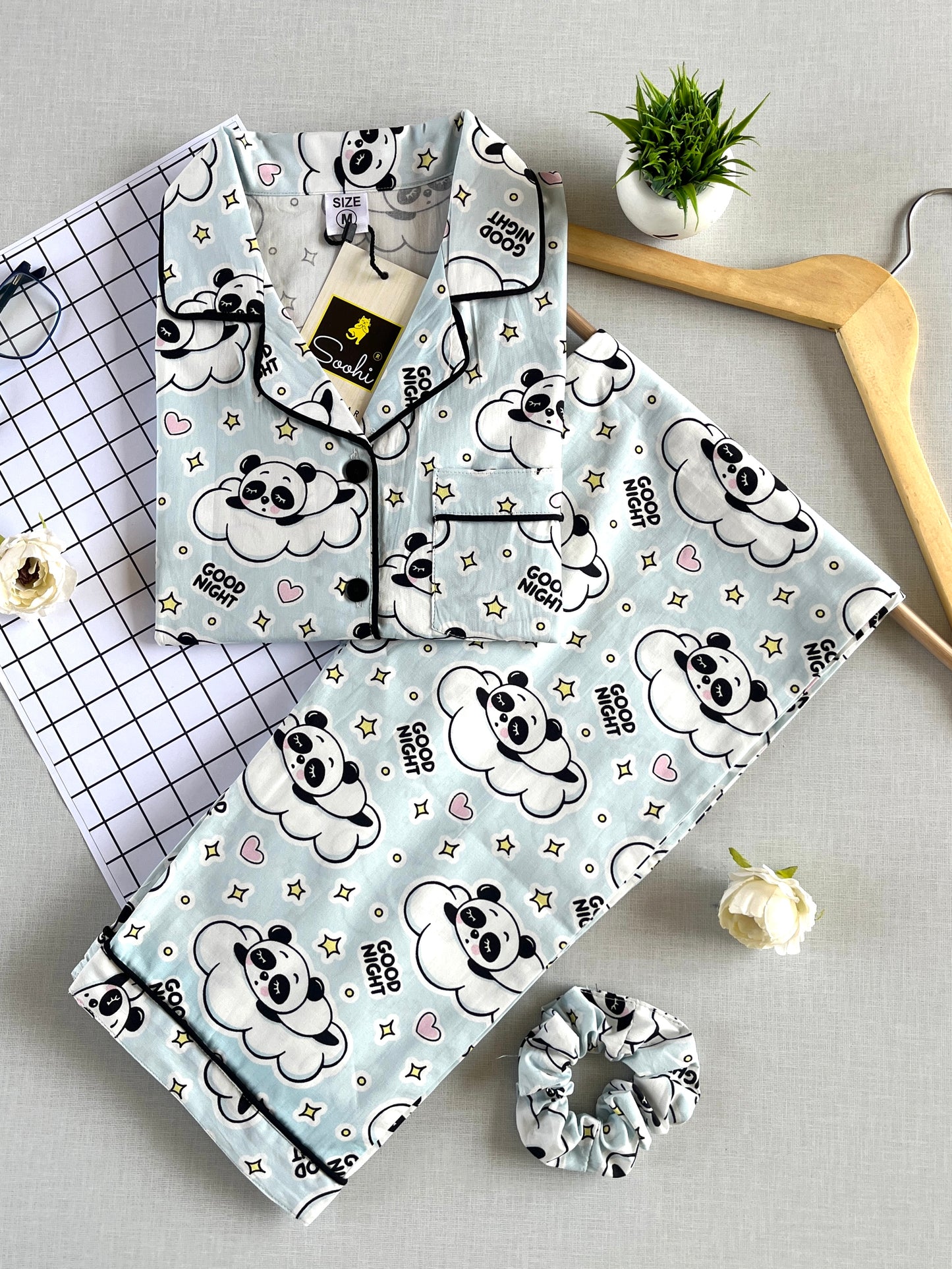 GoodNight Panda PJ Set (Women)