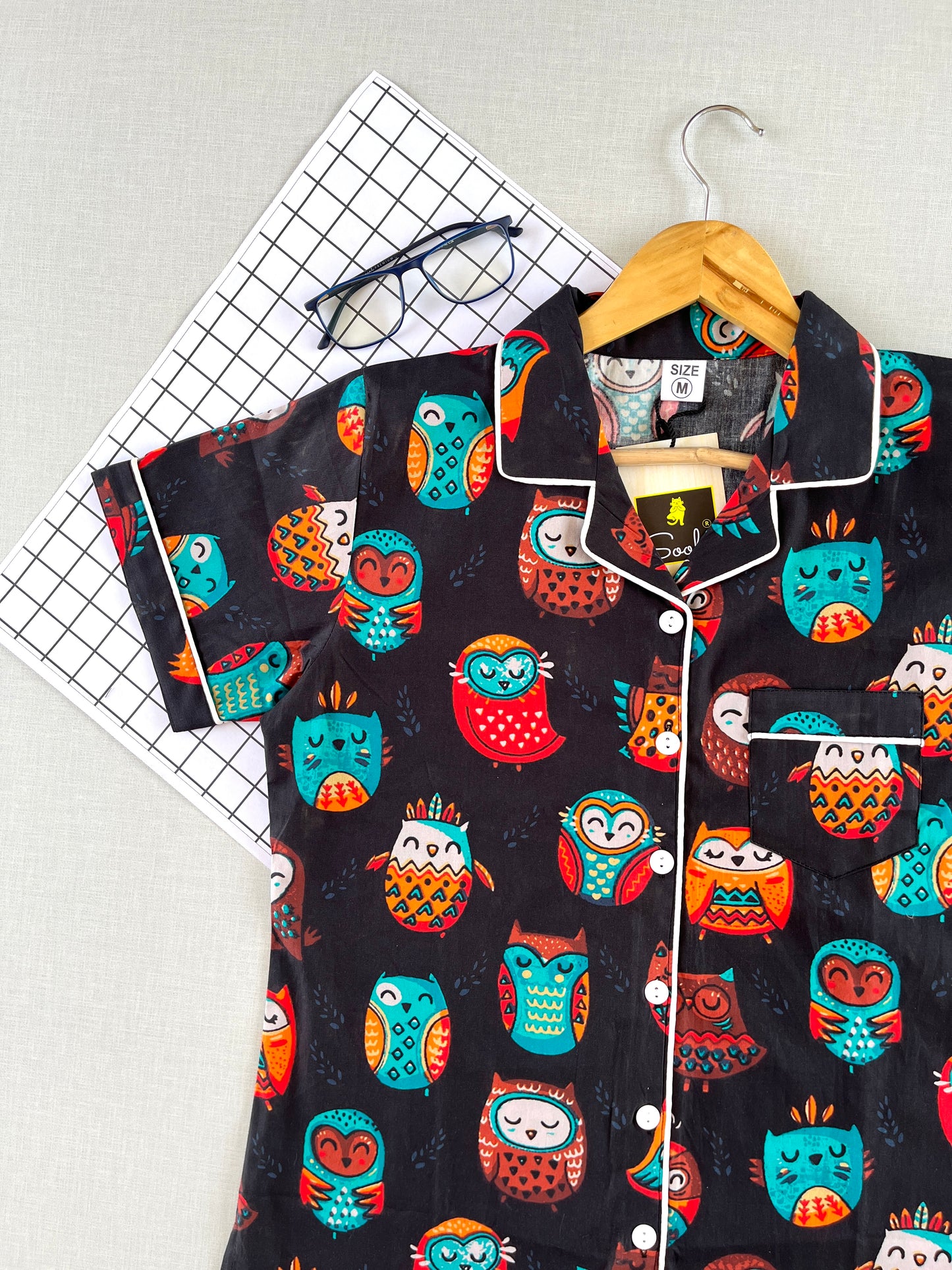 Funky Owls PJ Set (Women)