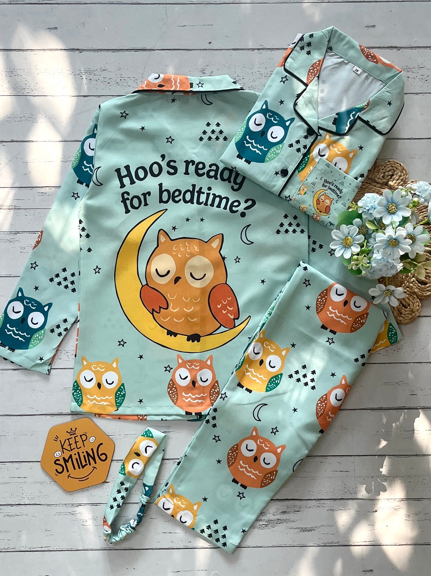 Hoo's Ready Pj Set (Kids)