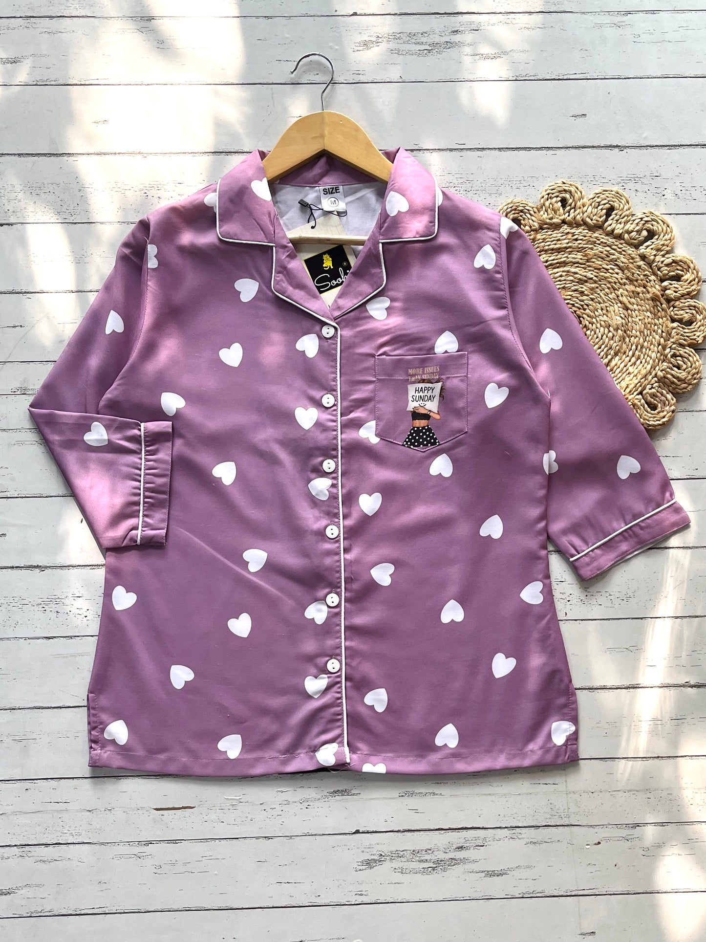 Happy Sunday Pj Set (Women)