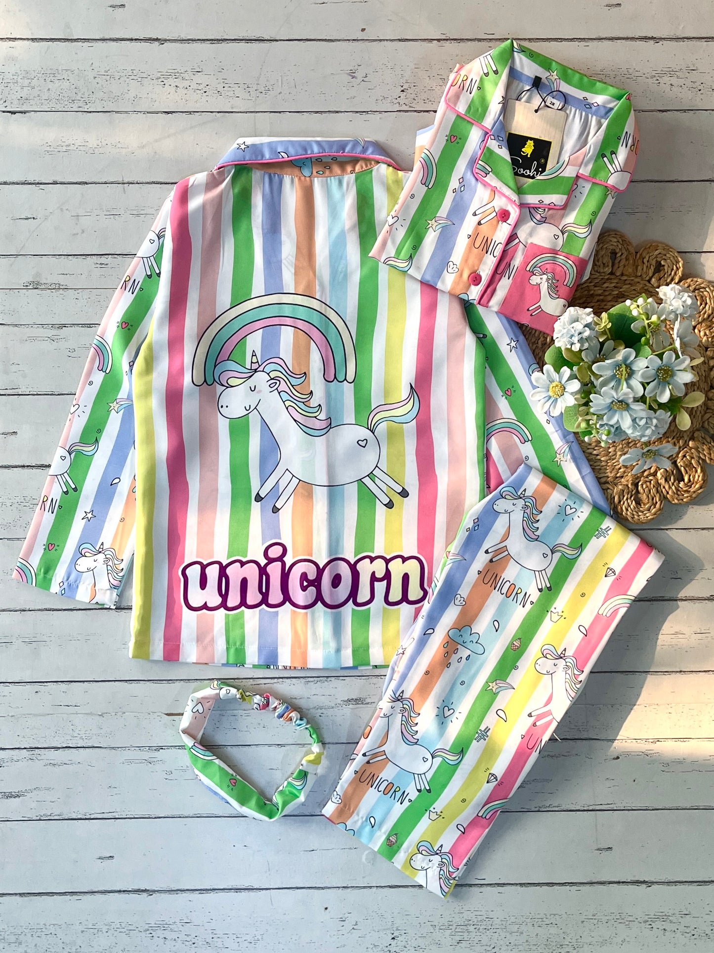 Unicorn Pj Set (Kids)