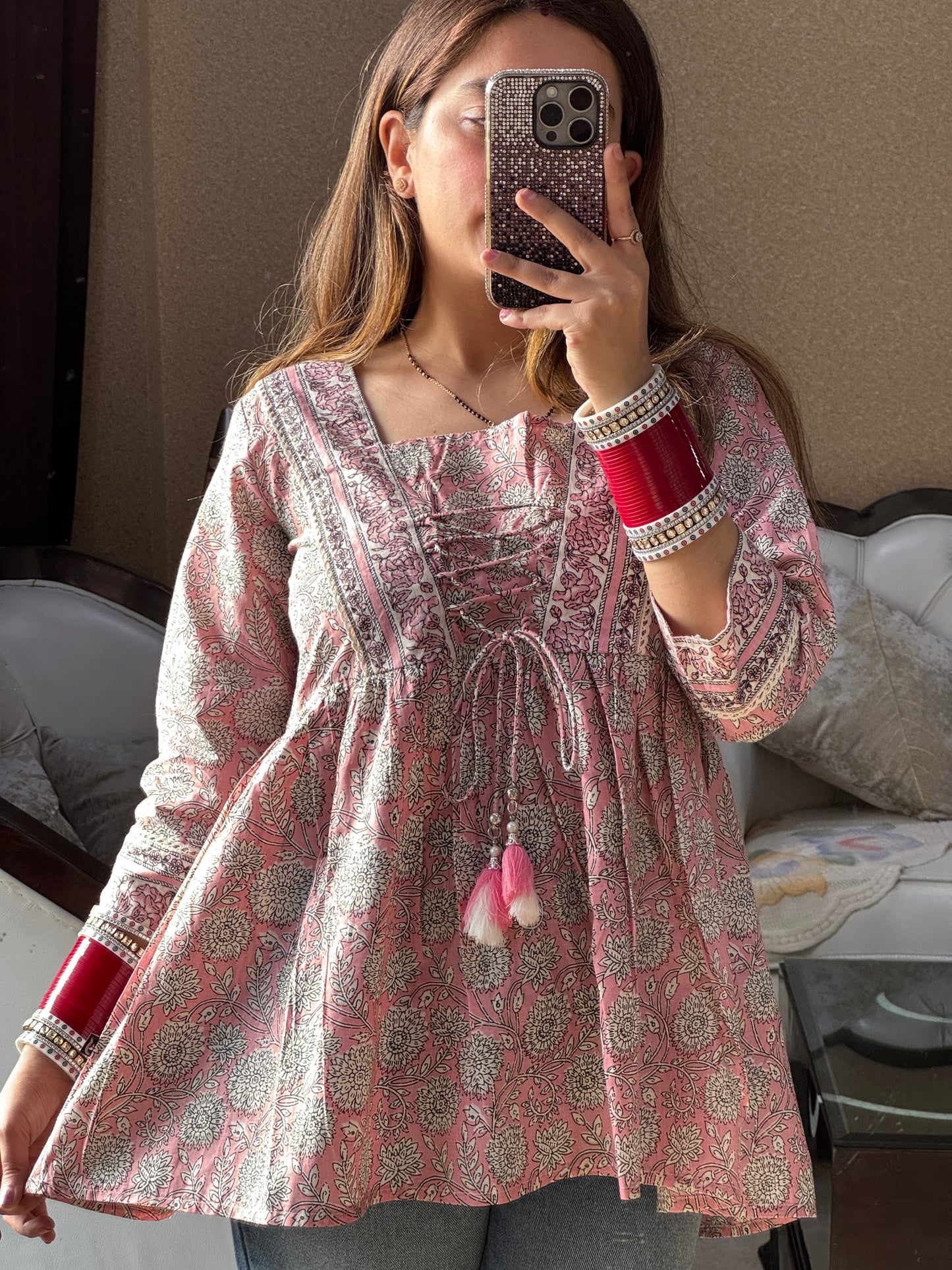 Gulzar Tie-Up Kurti (Women)