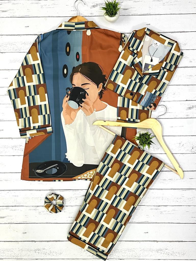 Sipping Tea PJ Set (Women)