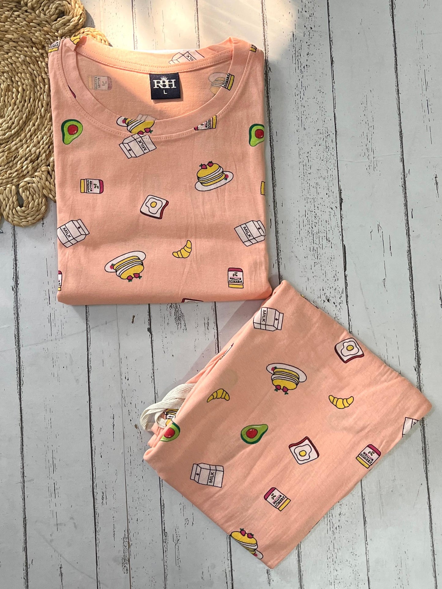 Peach Snacks Pj Set (Women)