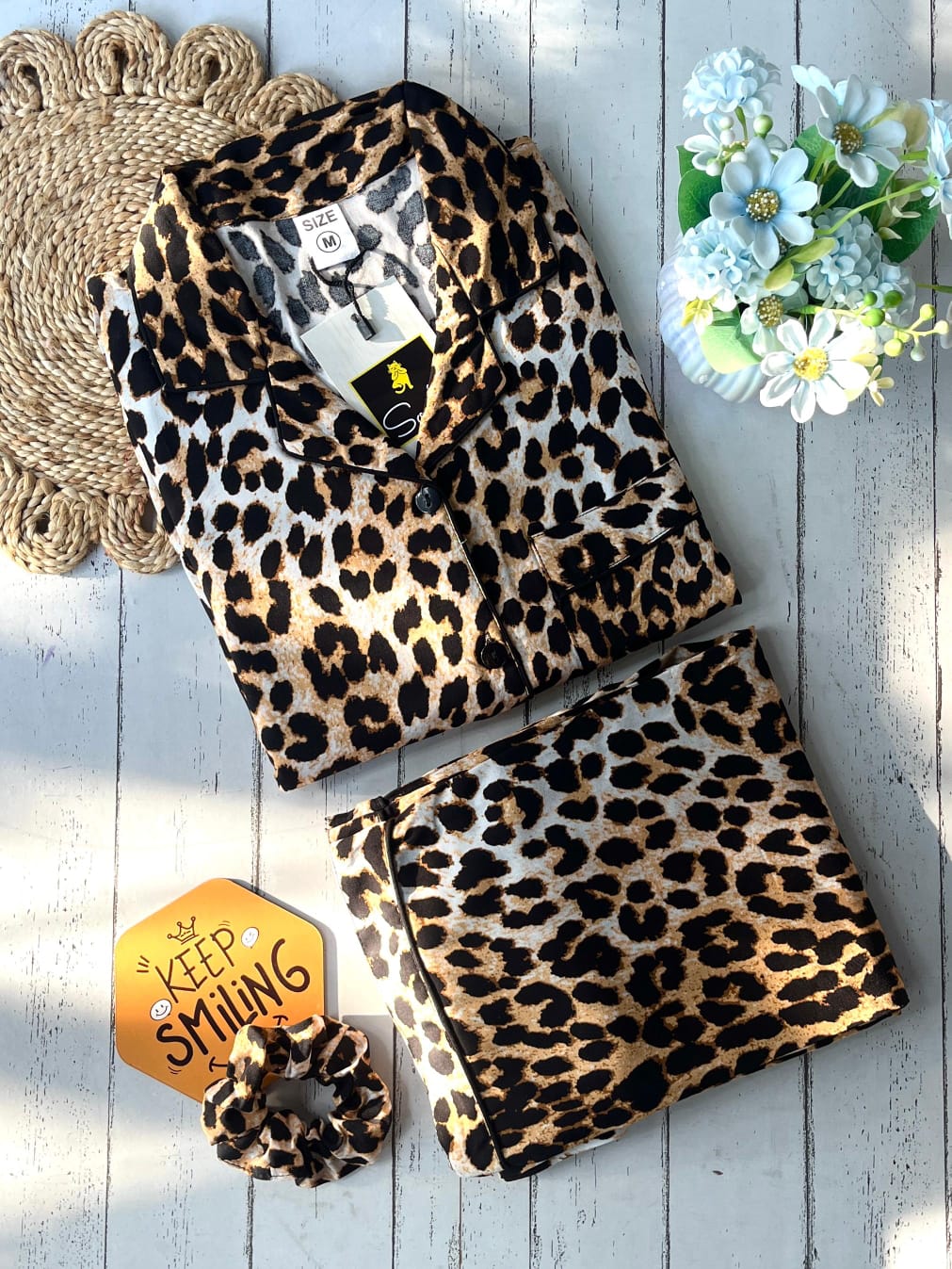 Brown Leopord Pj Set (Women)