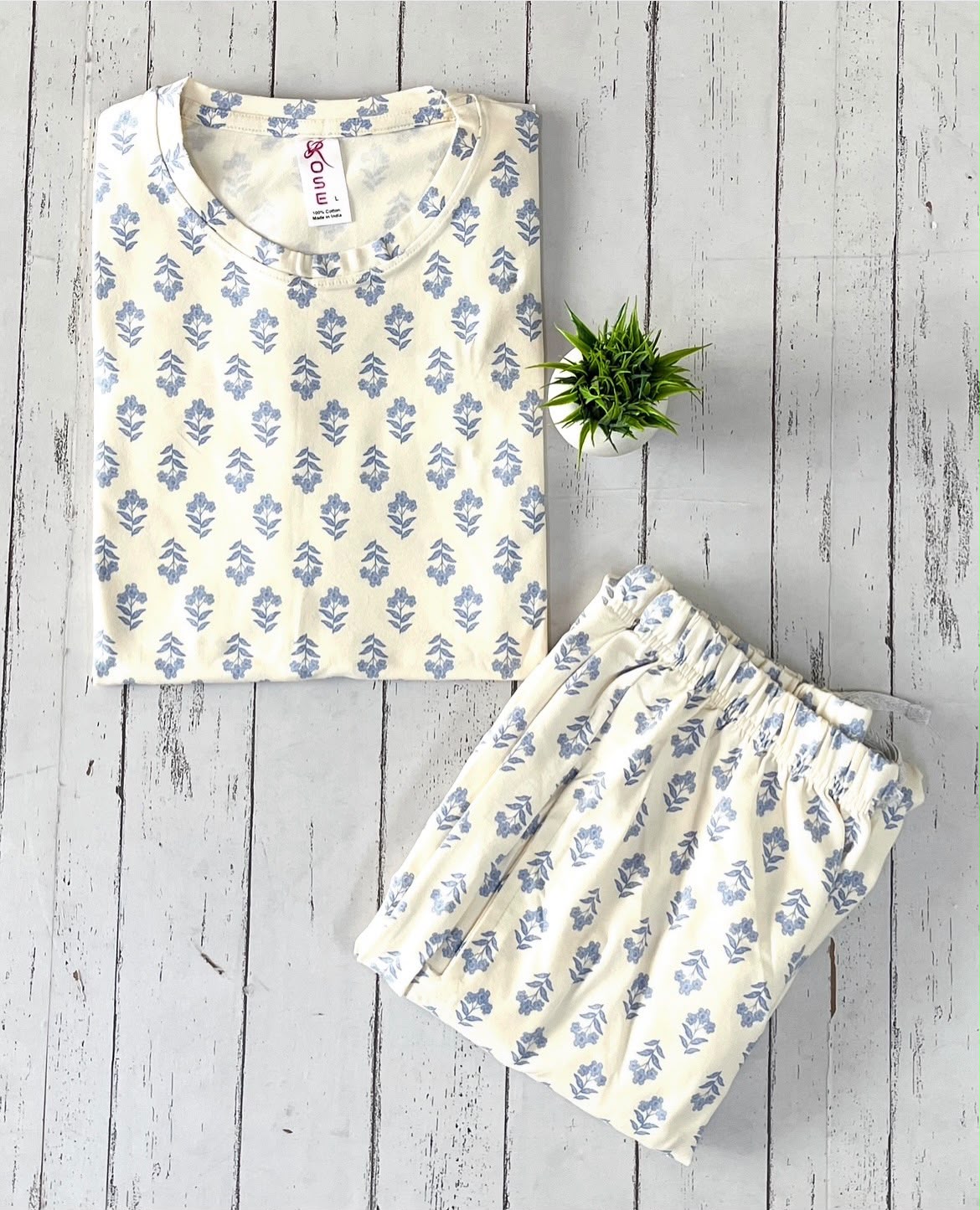 Blue white Hosiery Set (Women)