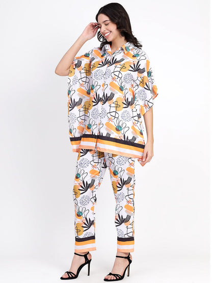 Floral Abstract Kaftan Set (Women)