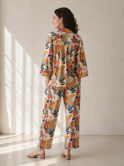 Leafy Elegance Co-ord Set (Women)