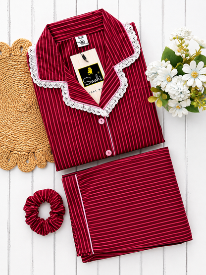 Wine Line PJ Set (Women)