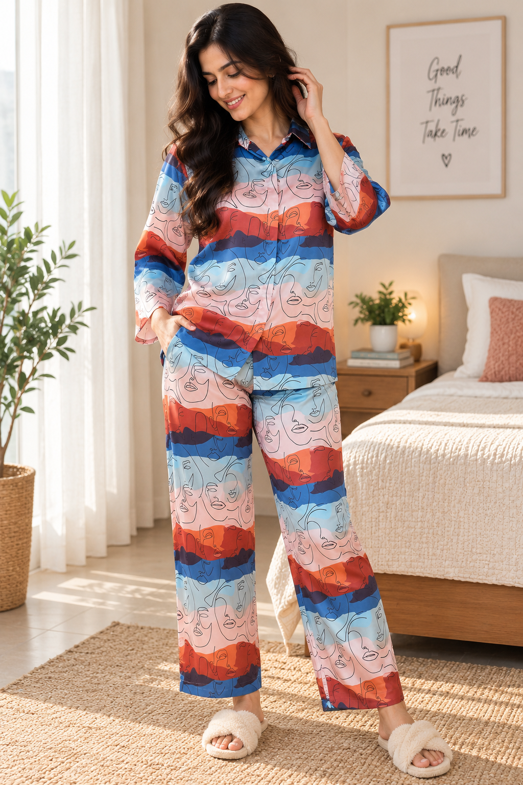 Art Lines Co-ord Set (Women)