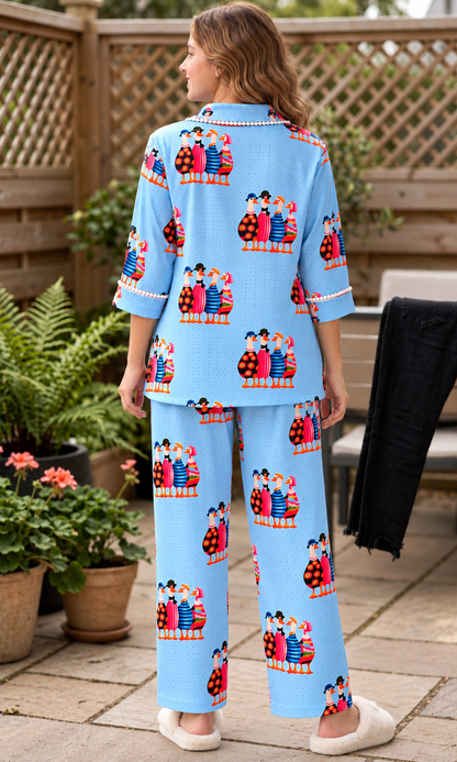 Blue Duck Luxe Satin PJ Set