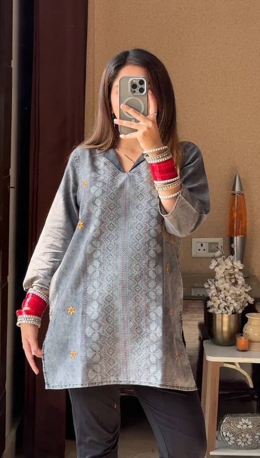 Meghna Denim Kurti (Women)