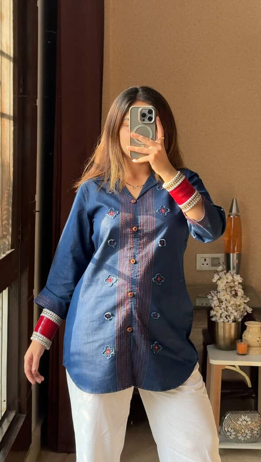 Indira Denim Kurti (Women)