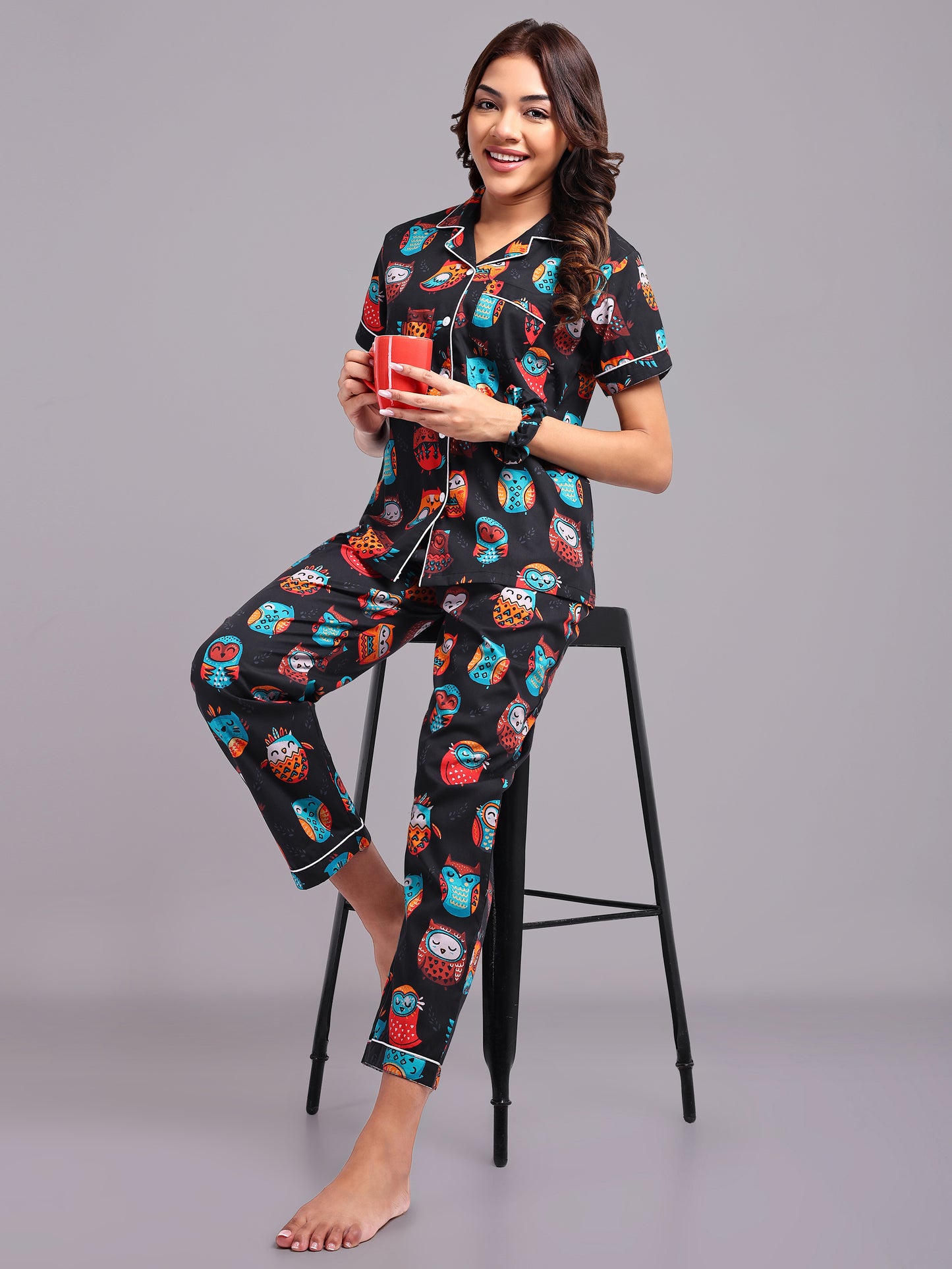 Funky Owls PJ Set (Women)