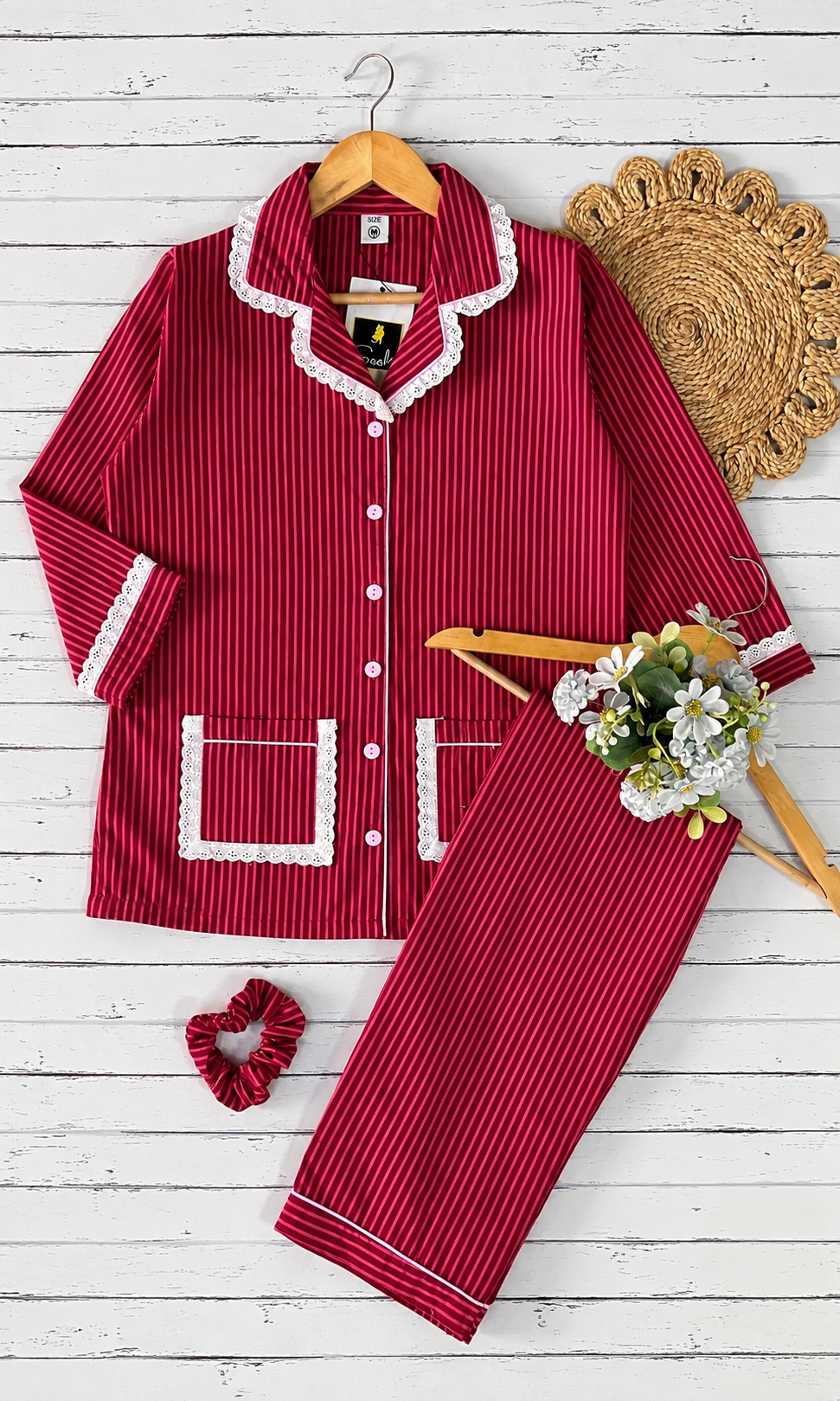 Wine Line Pj Set