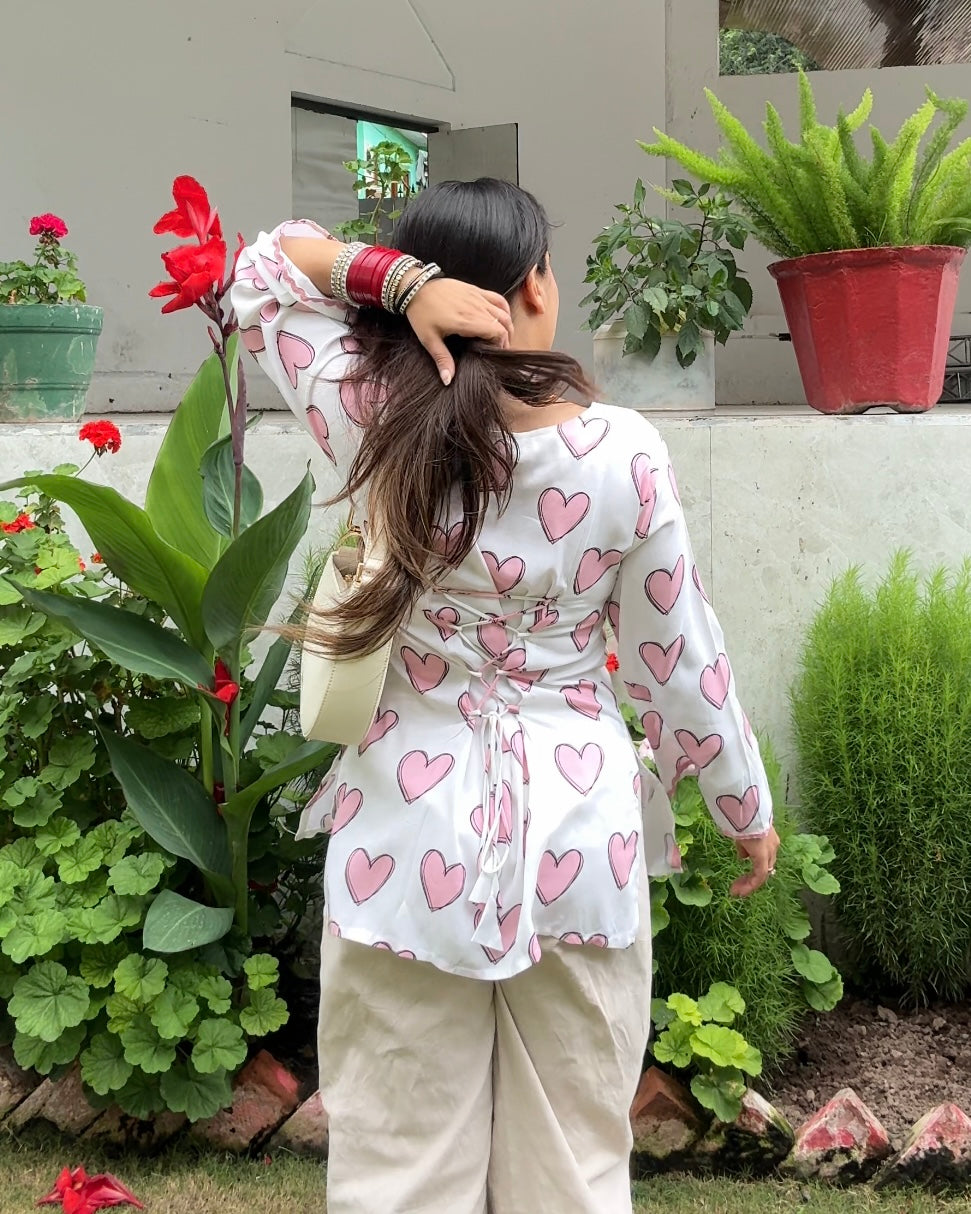 Ishq Short Kurti (women)
