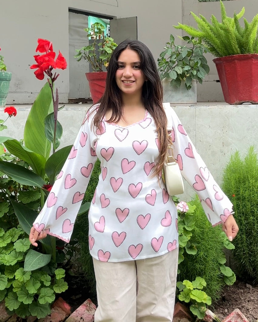Ishq Short Kurti (women)