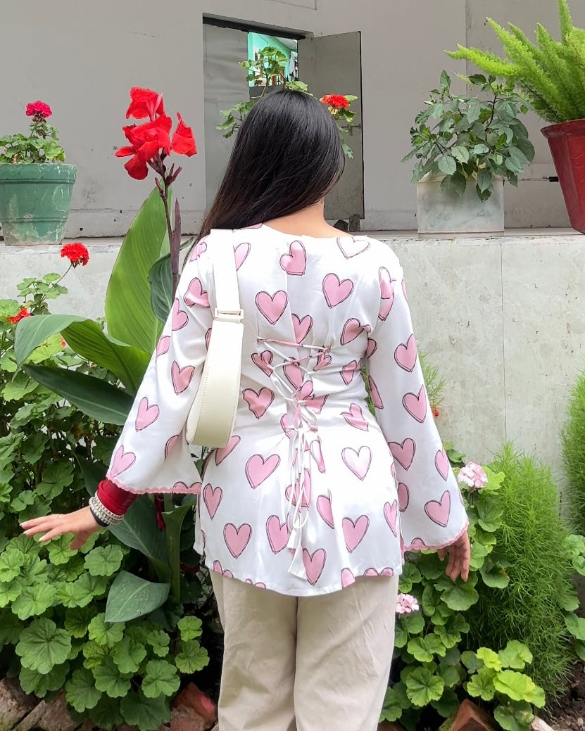 Ishq Short Kurti (women)