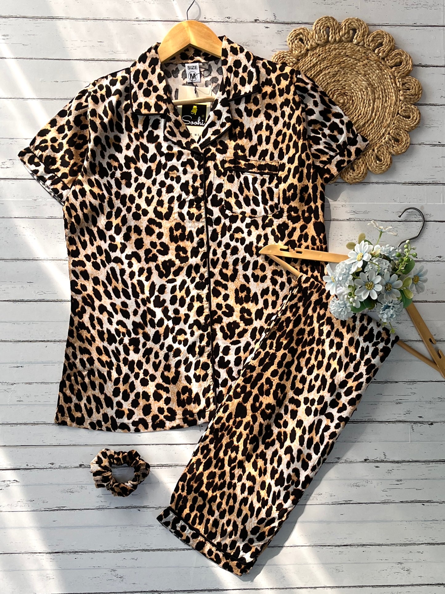 Brown Leopord Pj Set (Women)