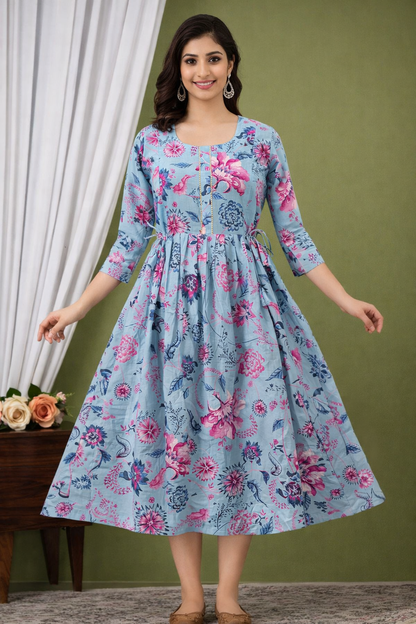 Floral Maternity Dress/Gown (Women)