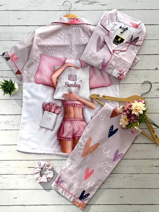 Hello Sunday Pj Set (Women)