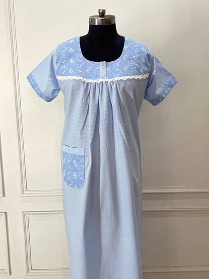 Floral Cotton Nighty (Women)