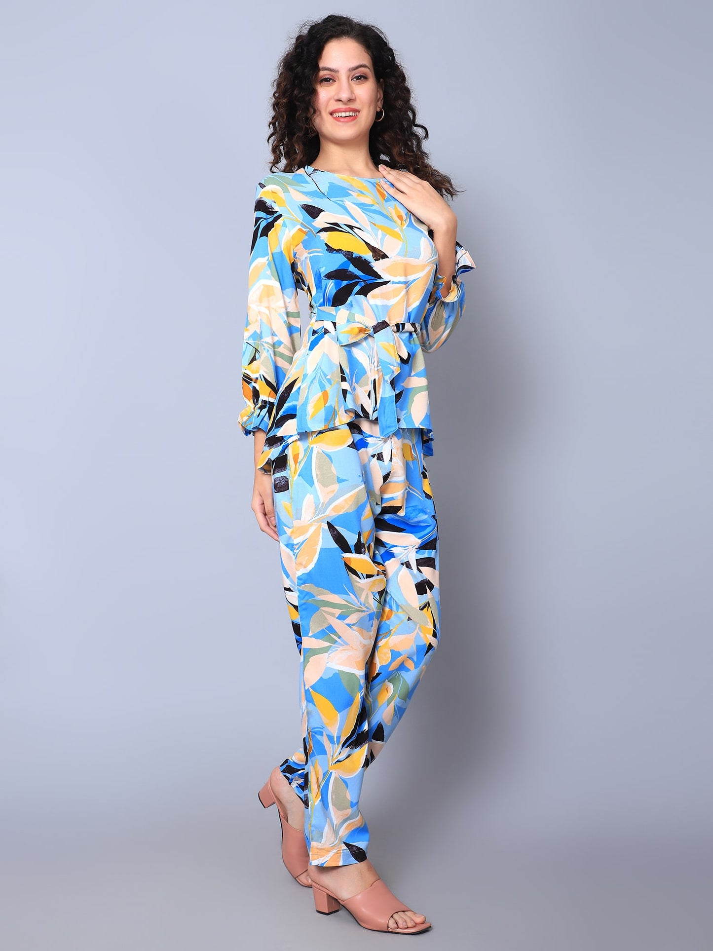 Flower Abstract Co-Ord Set (Women)