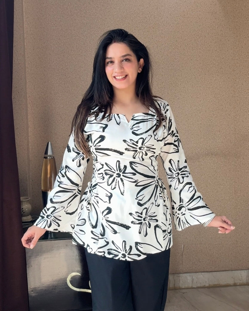 Phool Short Kurti (women)