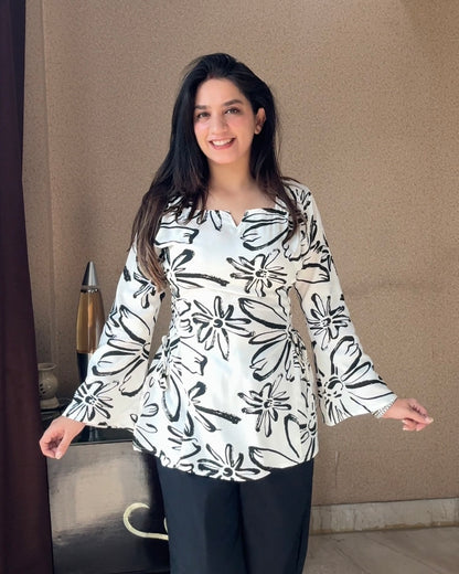 Phool Short Kurti (women)