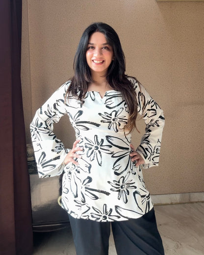 Phool Short Kurti (women)