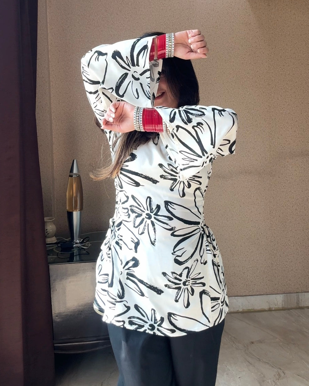Phool Short Kurti (women)